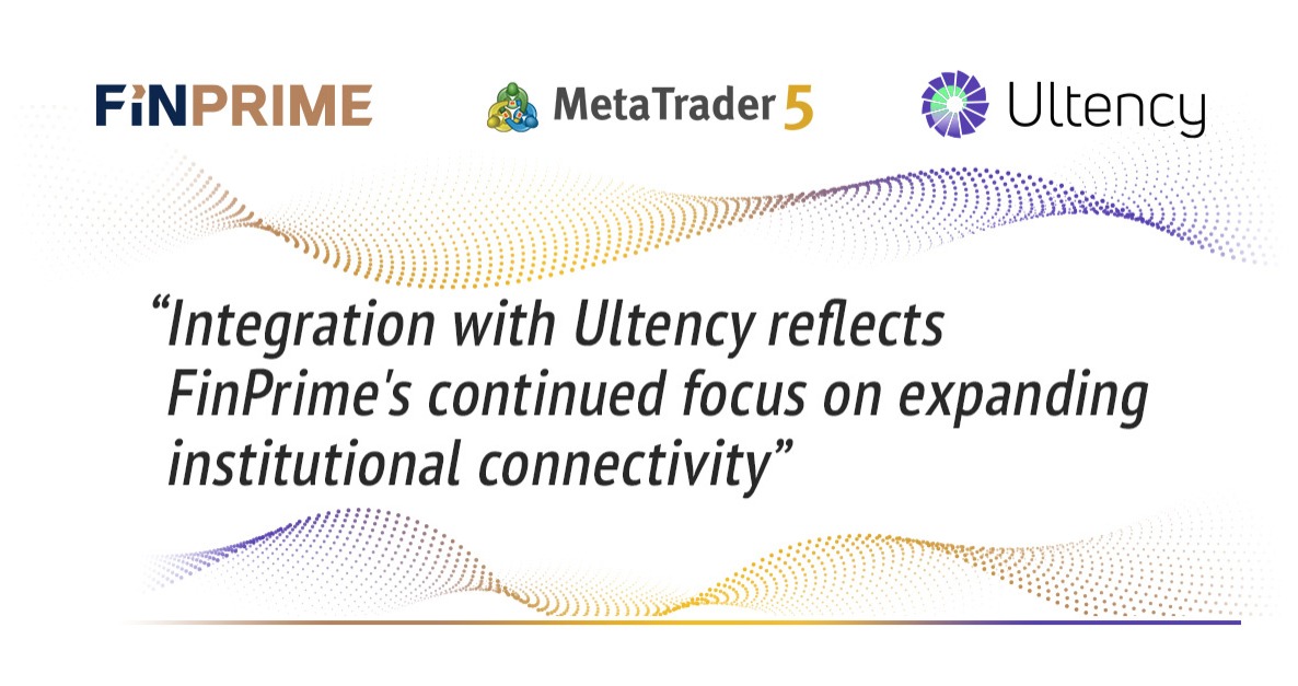 FinPrime Integrates Ultency to Bring Institutional Liquidity to MetaTrader 5