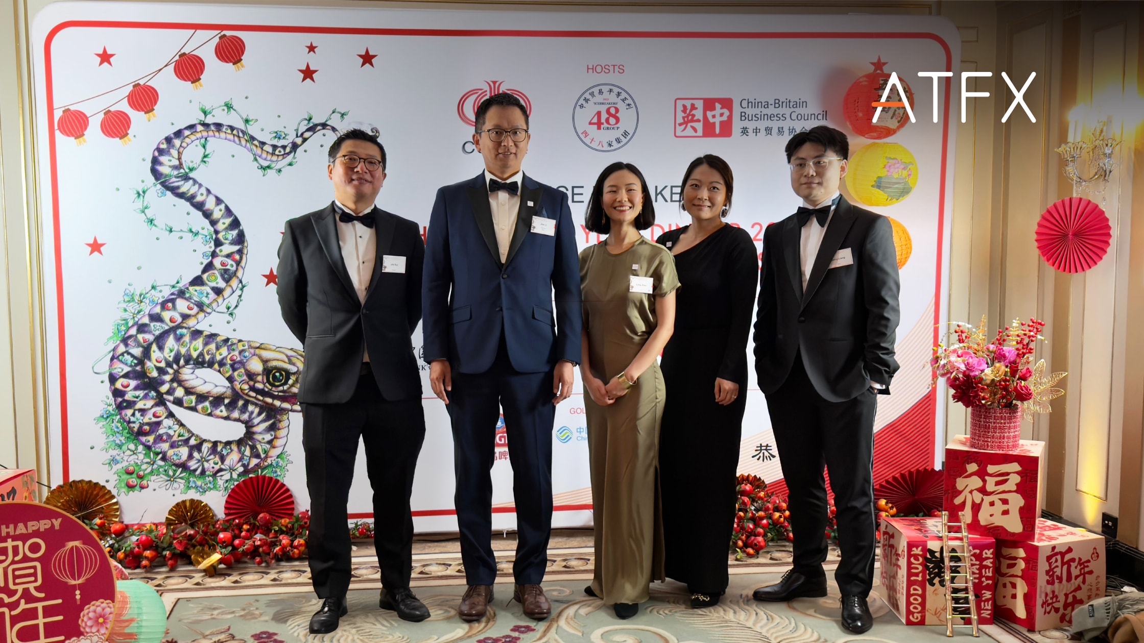 ATFX Celebrates the Year of the Snake at The Icebreakers Chinese New Year Dinner 2025