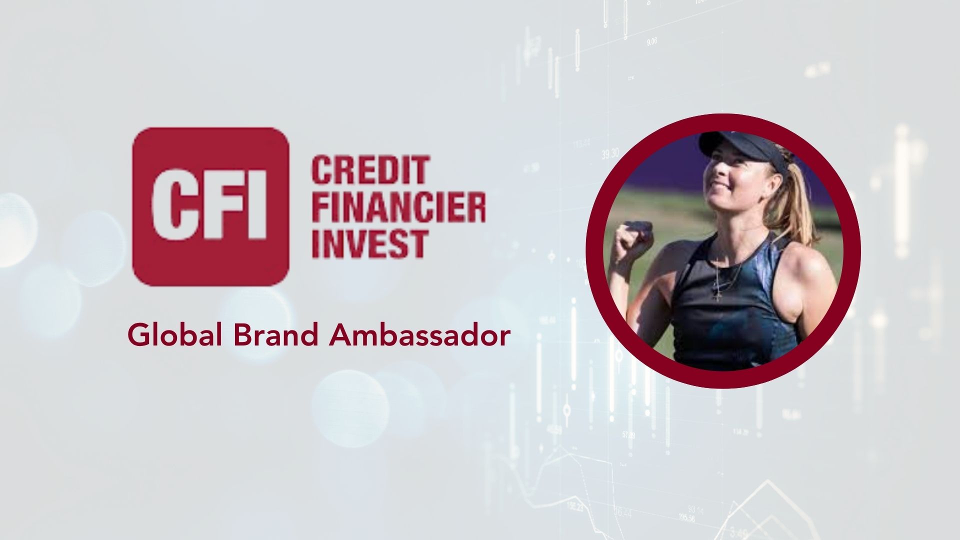 Maria Sharapova Joins CFI as Global Brand Ambassador